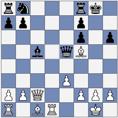 White could get a great kingside attack with e4