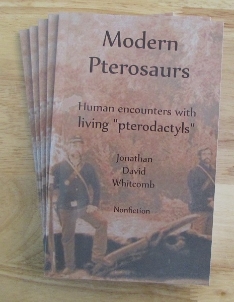 "Human encounters with living pterodactyls" - "Modern Pterosaurs" is in the nonfiction cryptozoology genre